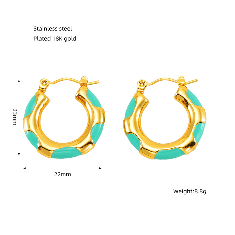 4:ZYG1293-blue earrings