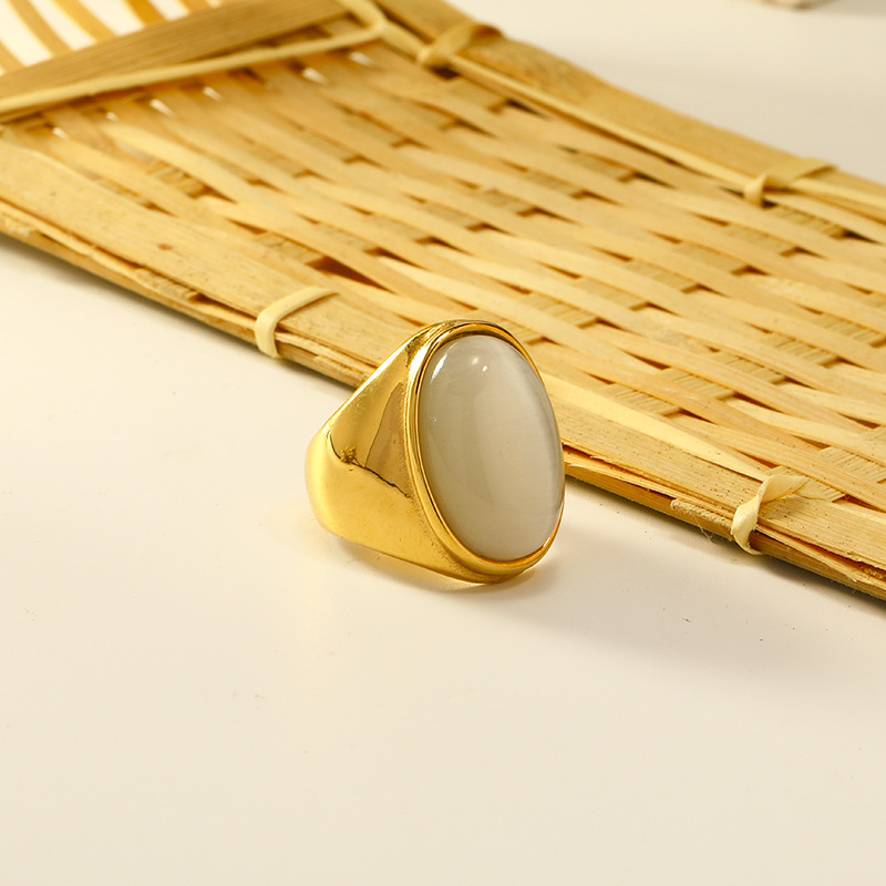 Golden white cat's eye 6