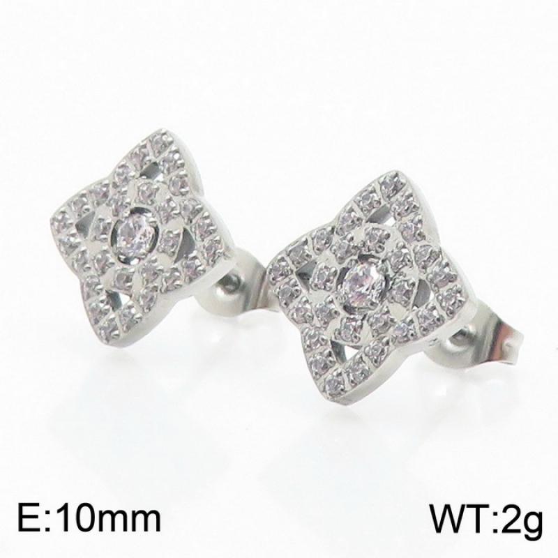 Steel earrings