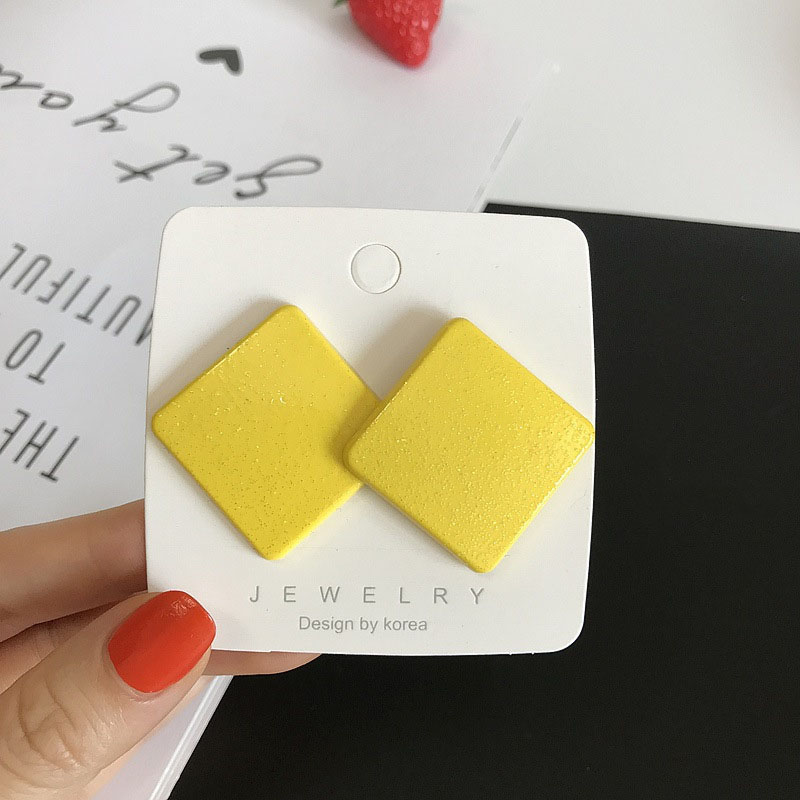 Square - Yellow :38mm