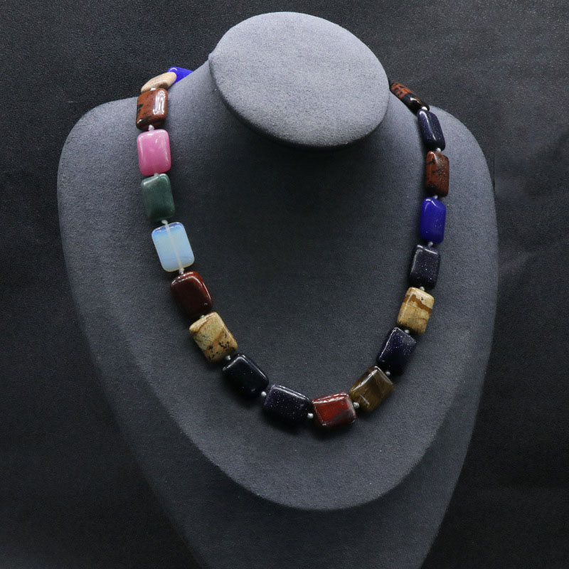 Seven colored stones