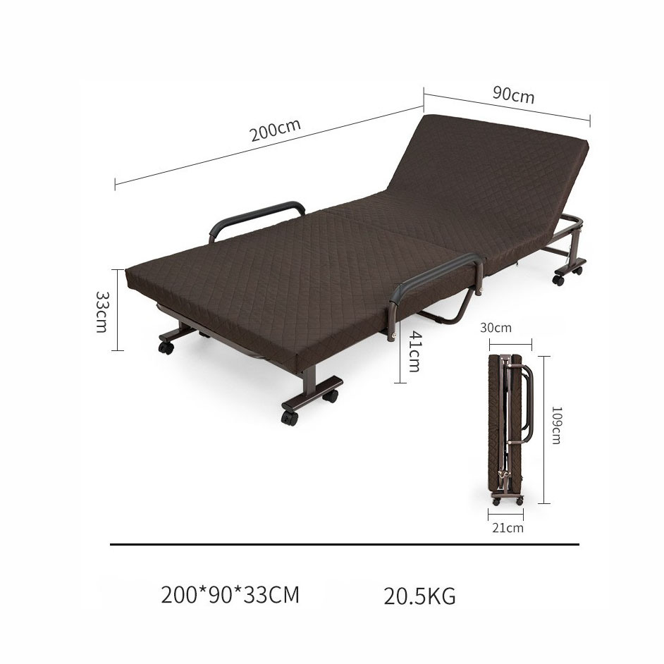 [90 width] Folding sponge bed in half