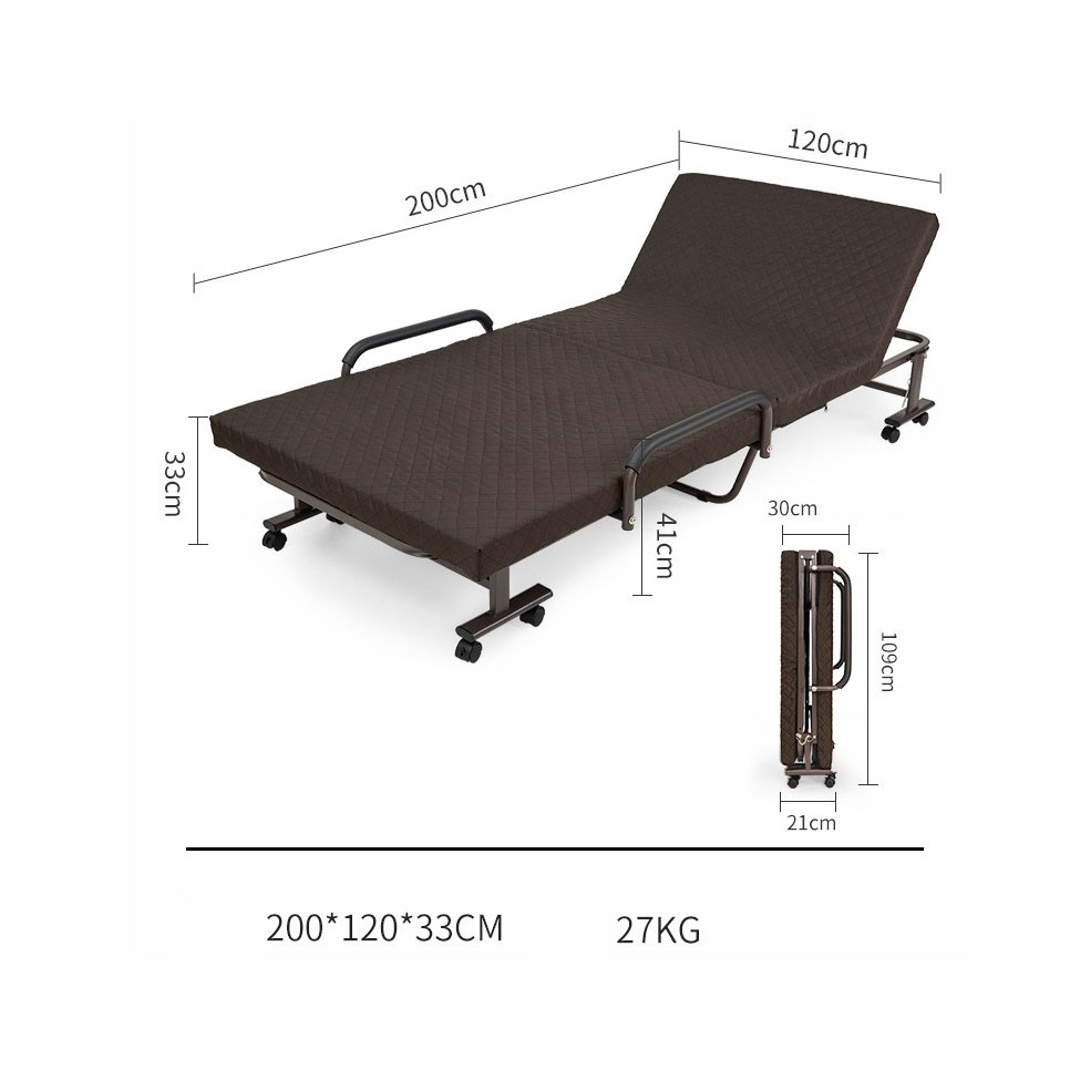 [120 width] Folding sponge bed in half