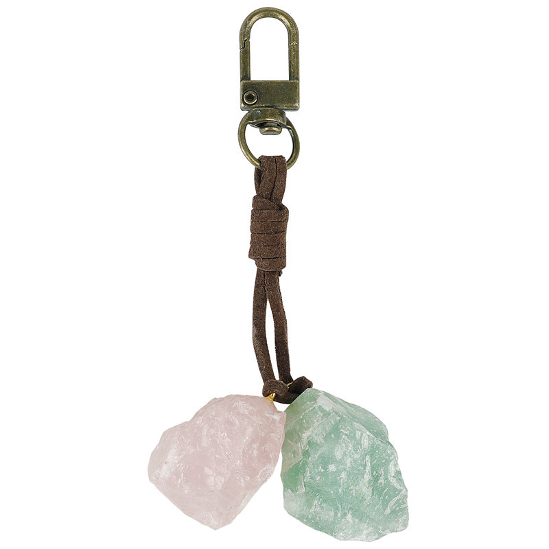 1:Pink crystal   green fluorite