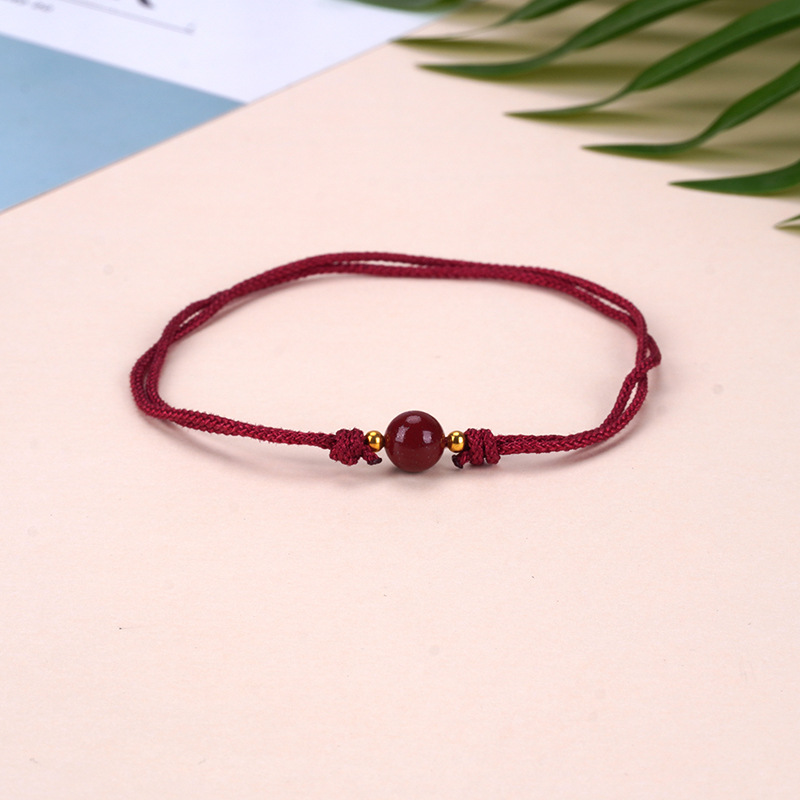 Burgundy [ anklet