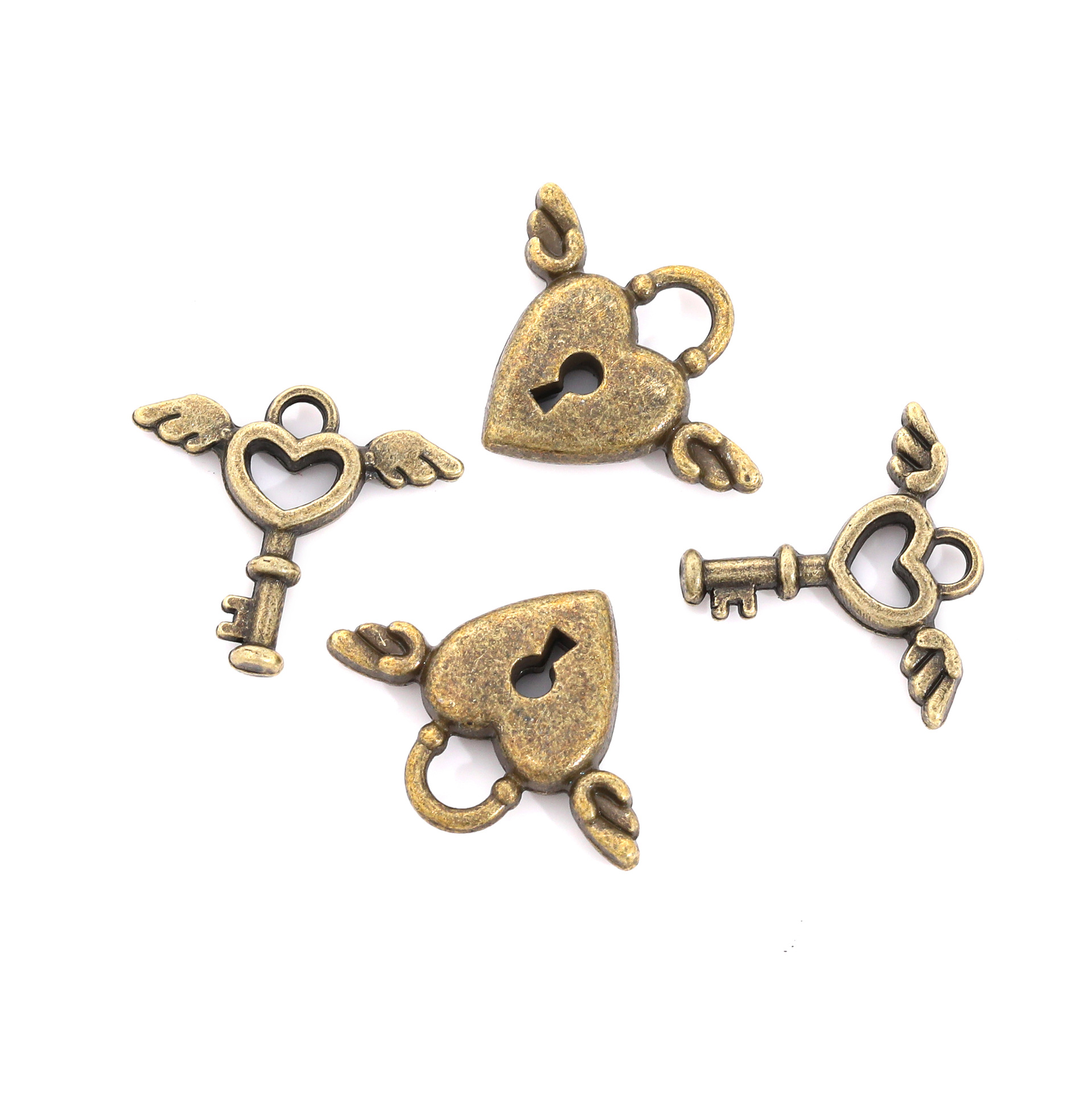 antique bronze color Key 【14*15mm】