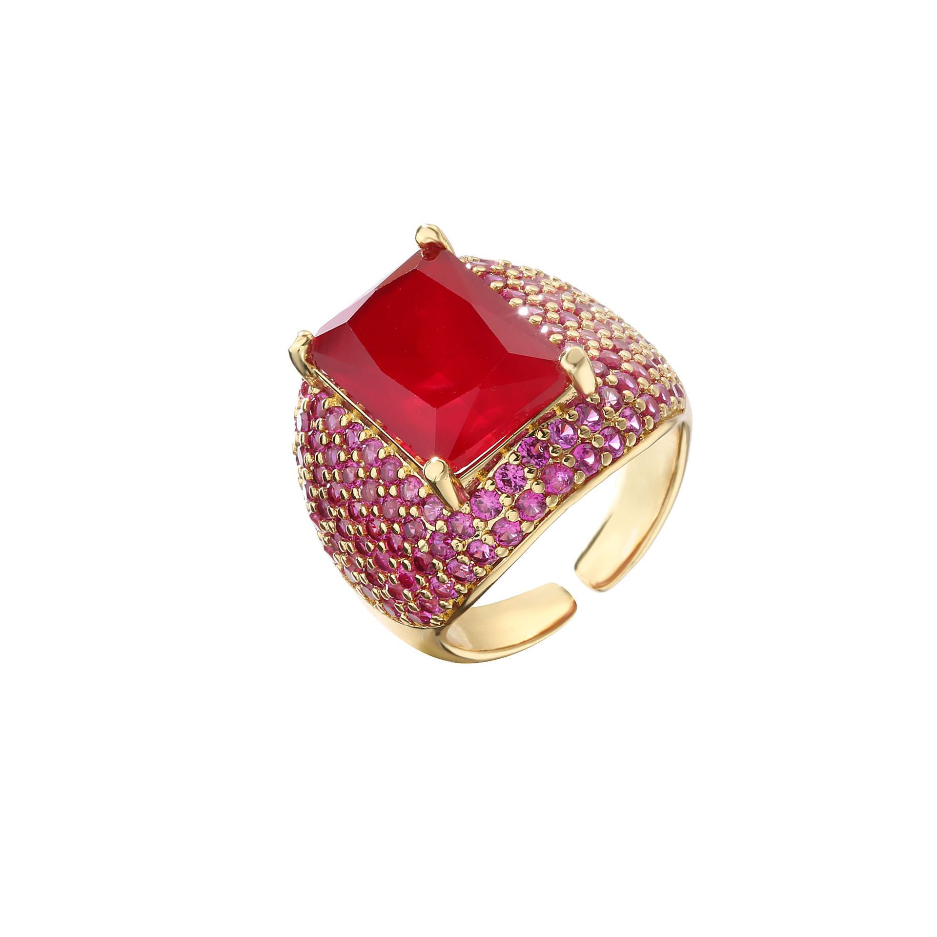 3:Gold Red Diamonds