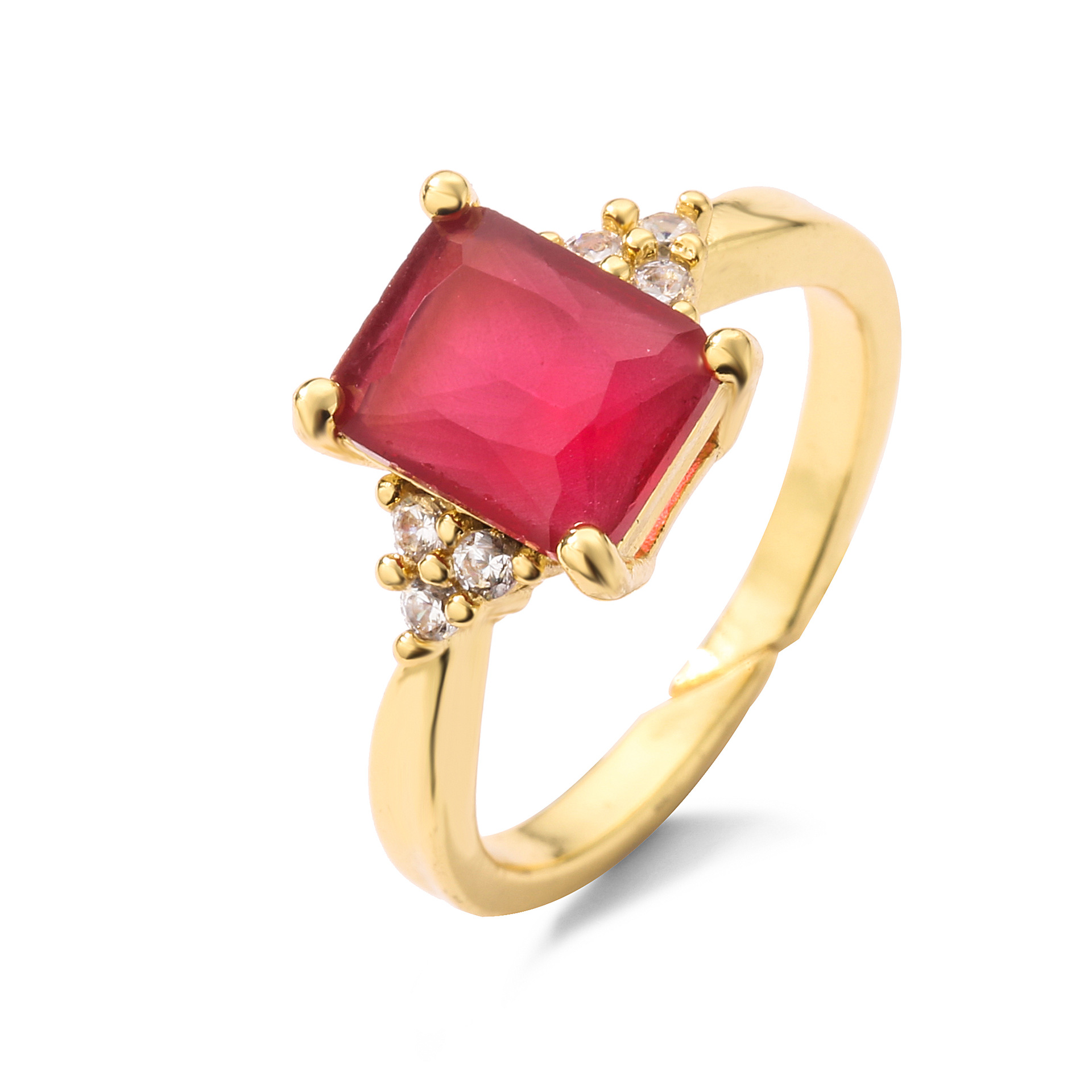 4:Gold red diamond