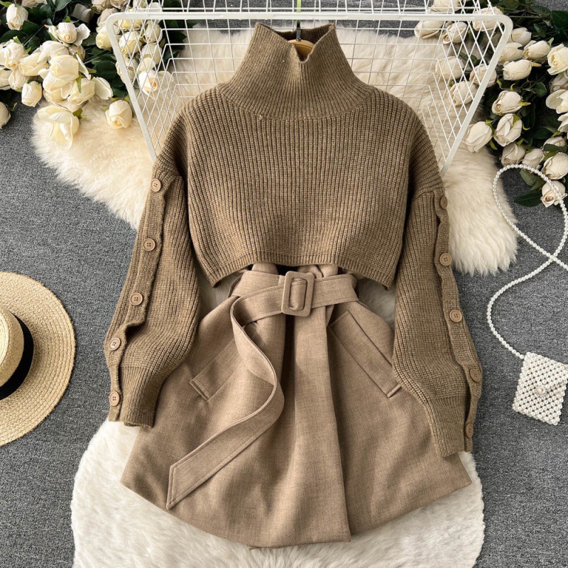 Khaki top   khaki sundress