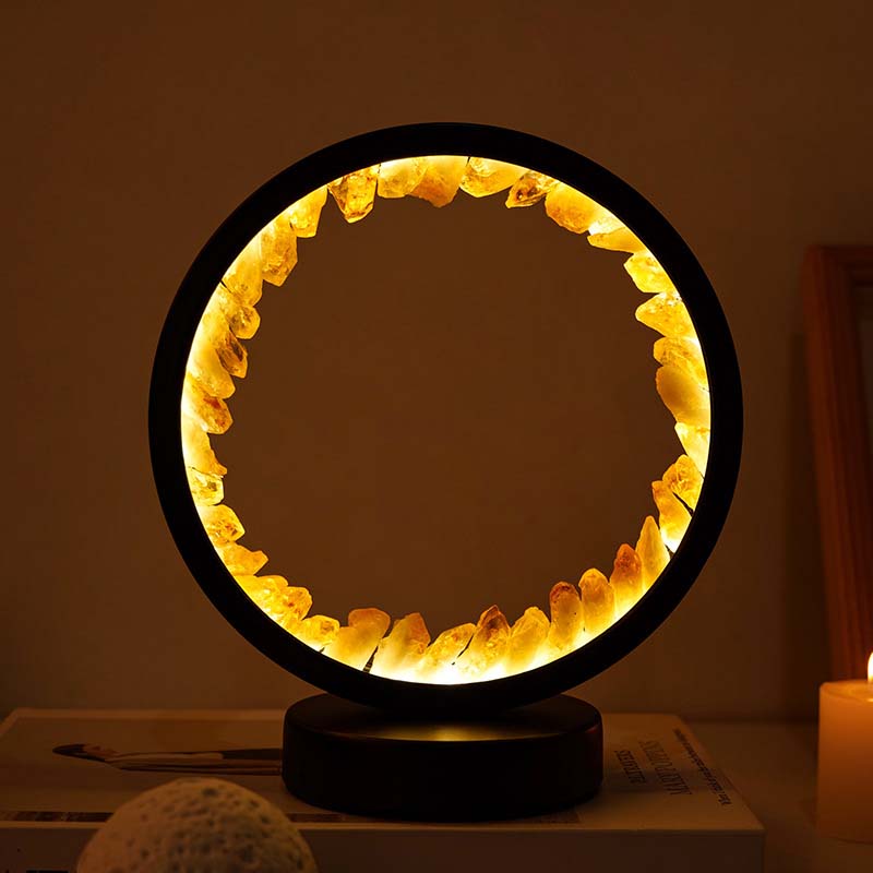 11:Yellow crystal teeth ( three-color light ) black frame