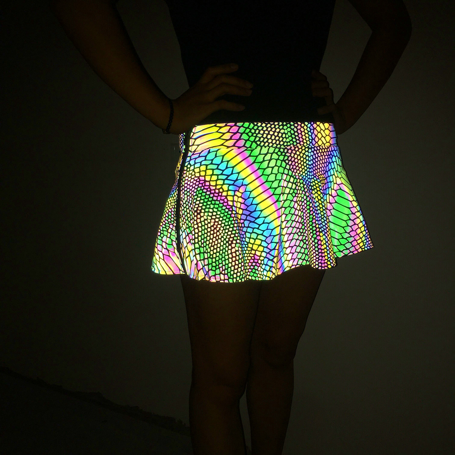 Snakeskin skirt