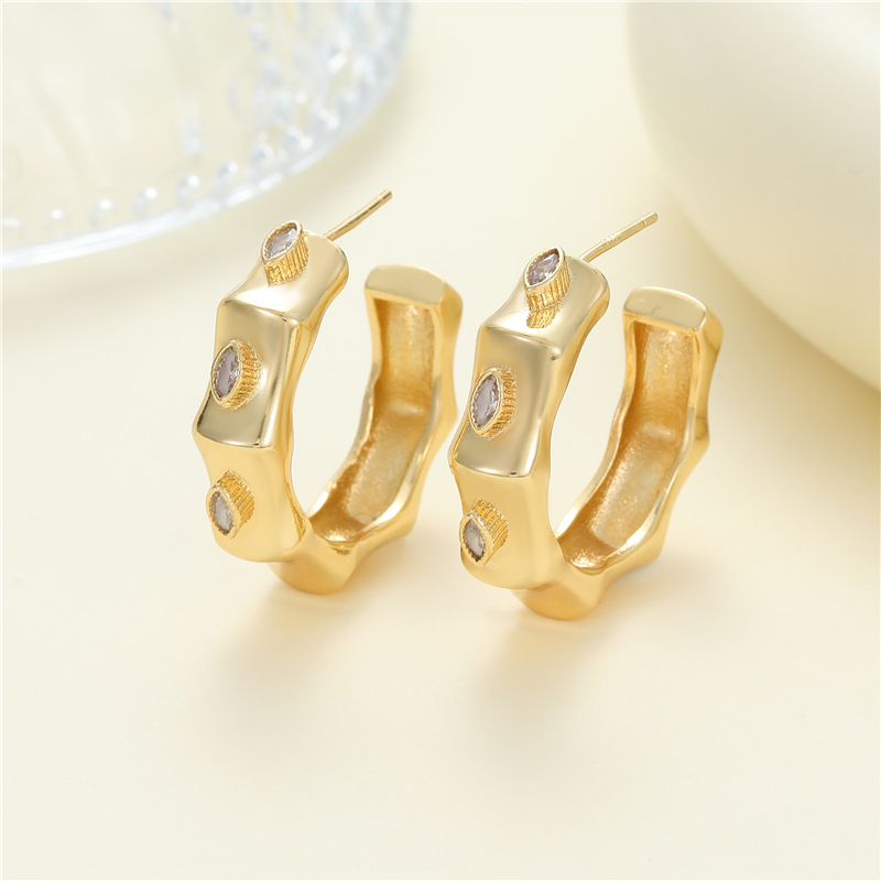 1:14K Gold H-11415 white zirconium