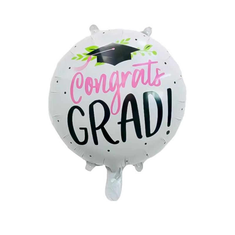 18-inch white graduation ball