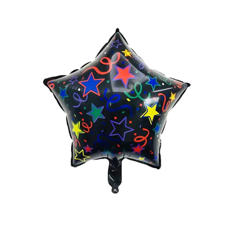 18-inch black ribbon graduation pentagram