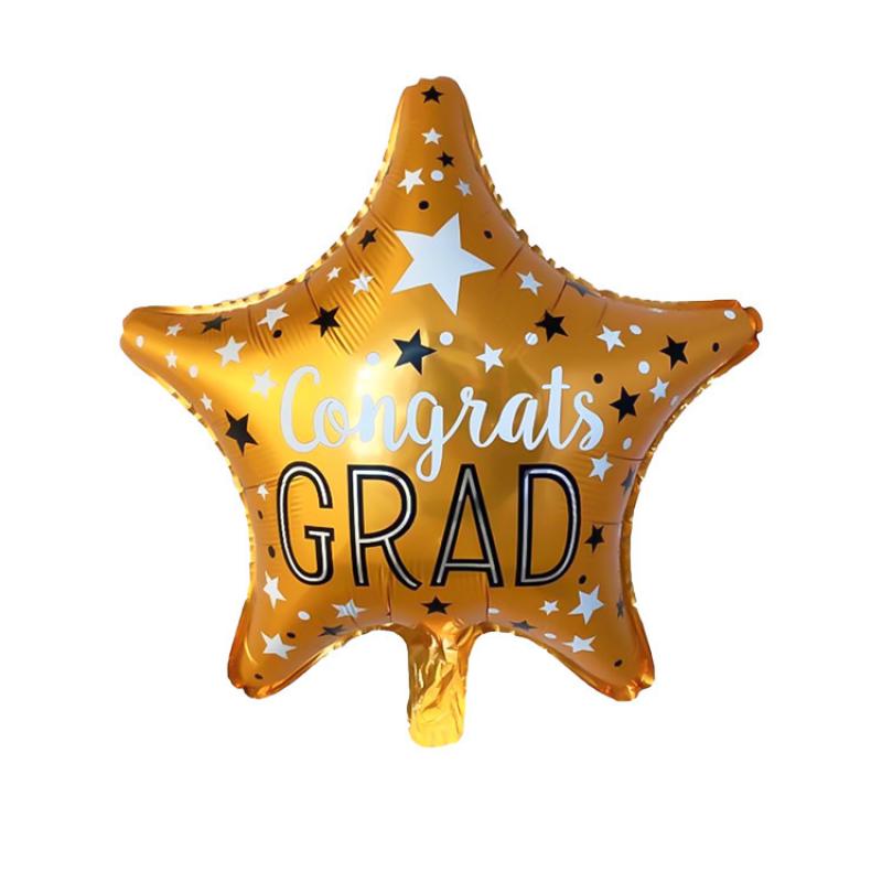 18-inch gold graduation star