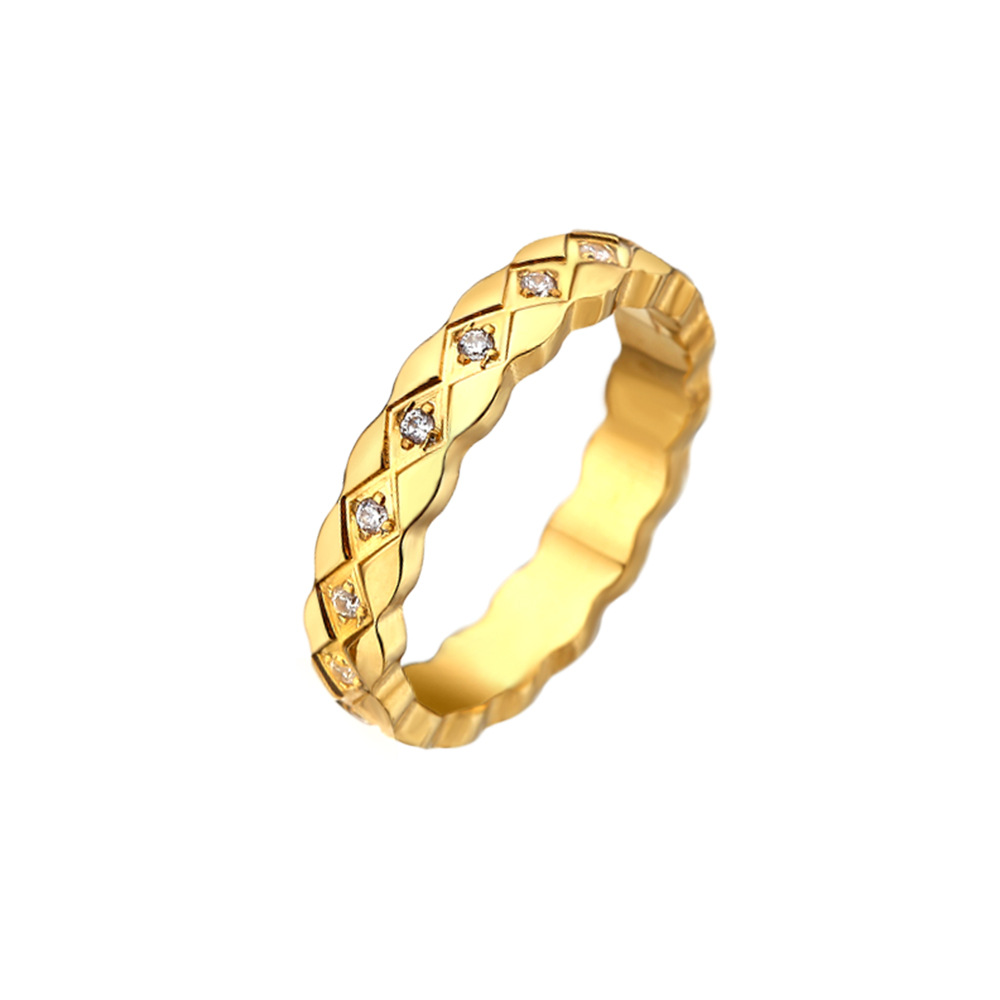 Narrow band Diamond Gold 5