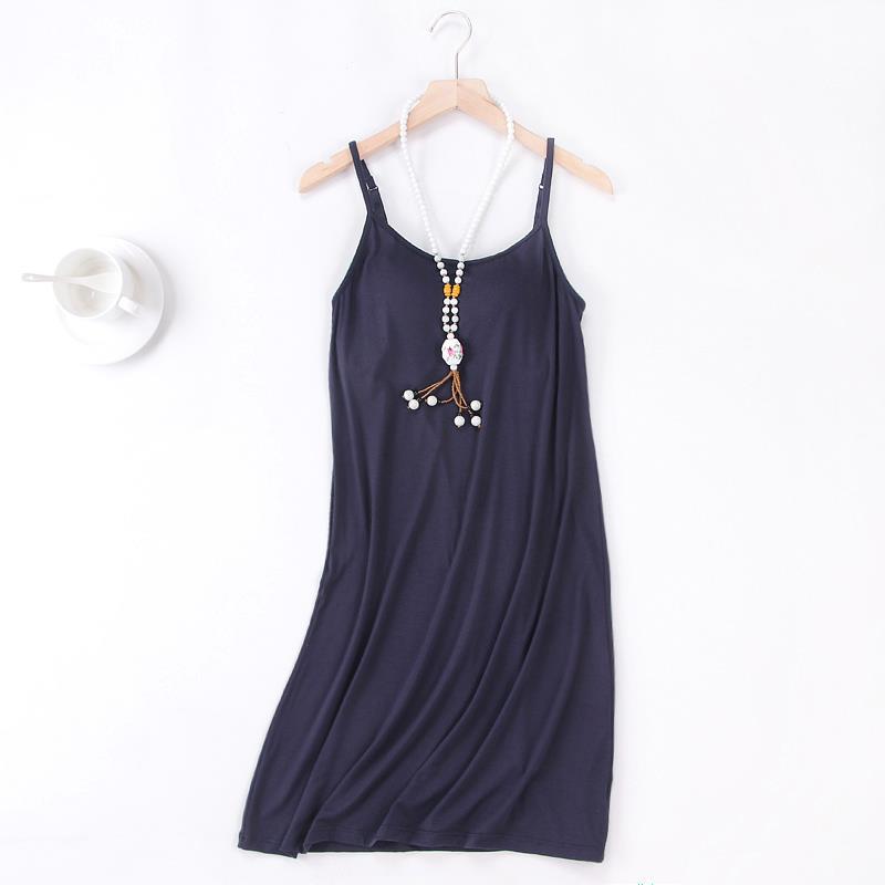 Navy blue (slip dress)