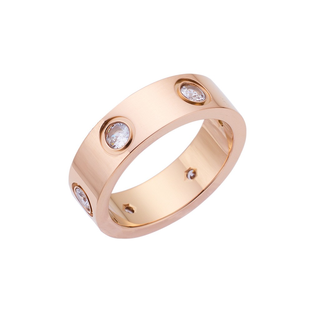 6:6mm rose gold