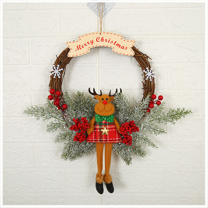 12:Big twig garland elk 35*33cm