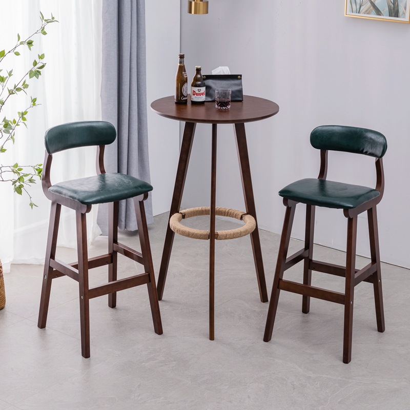 H-99 Brown One Table Two Chairs