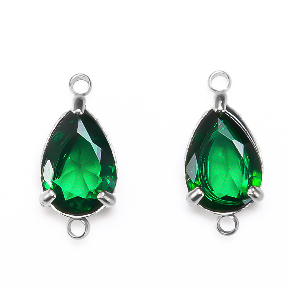 7:Steel-drop 10x6mm-green