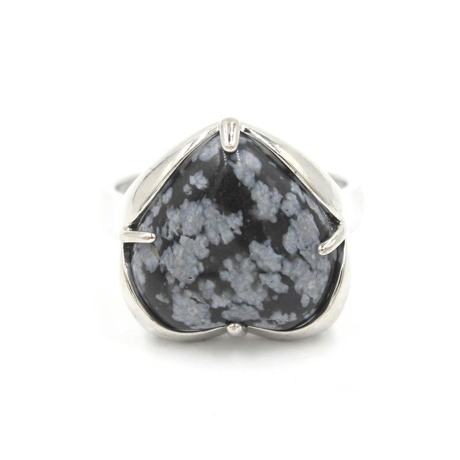 10 snowflake obsidian