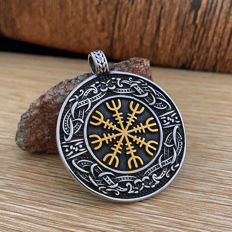 Inner ring between gold Single pendant