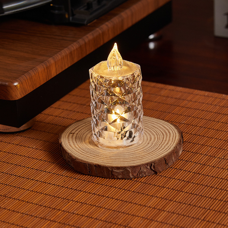 Diamond shaped candle large