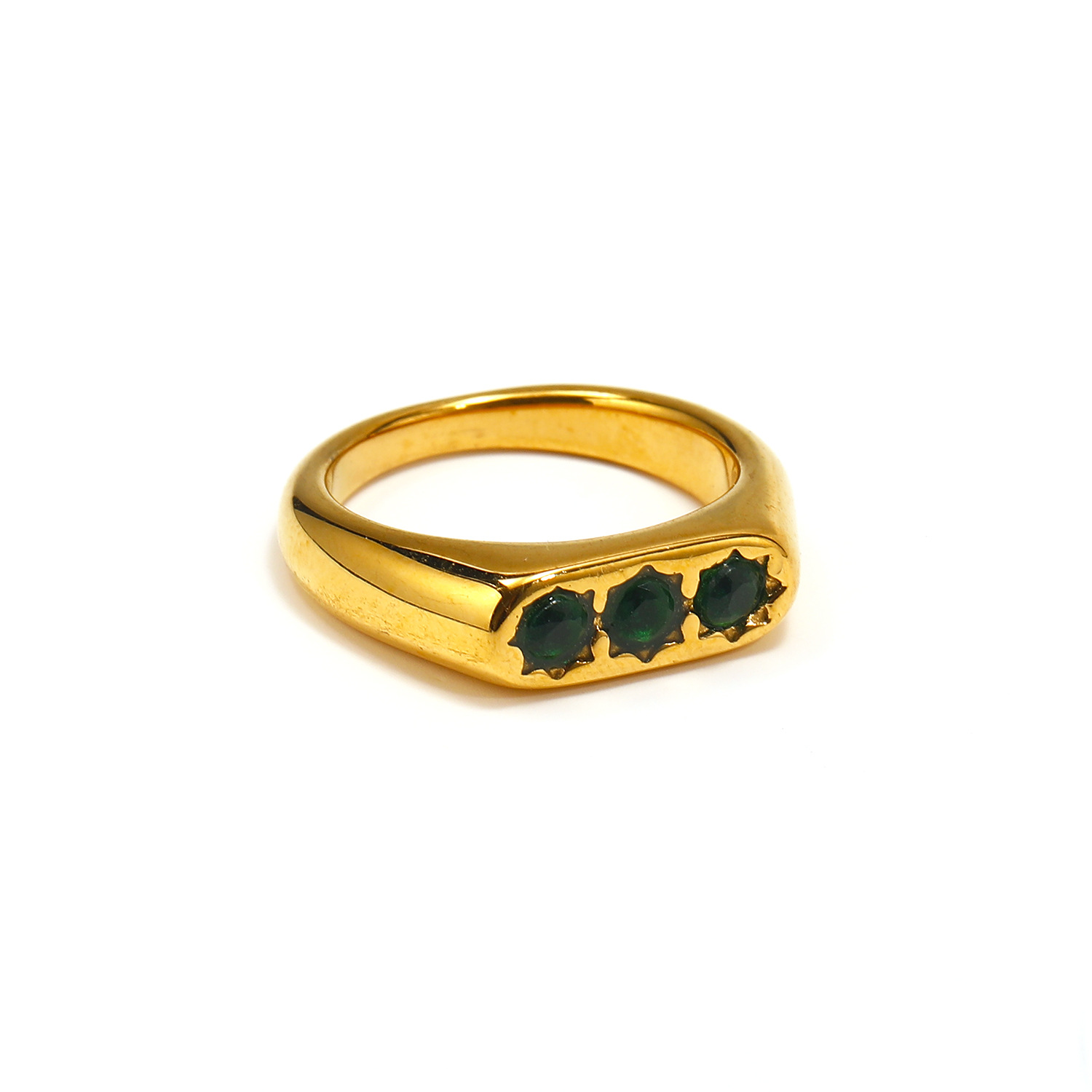 2:Gold green diamond