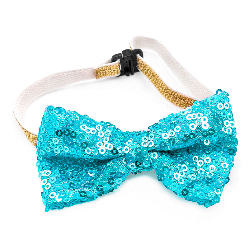 Blue bow tie