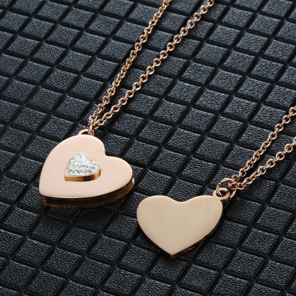 Rose gold split love two