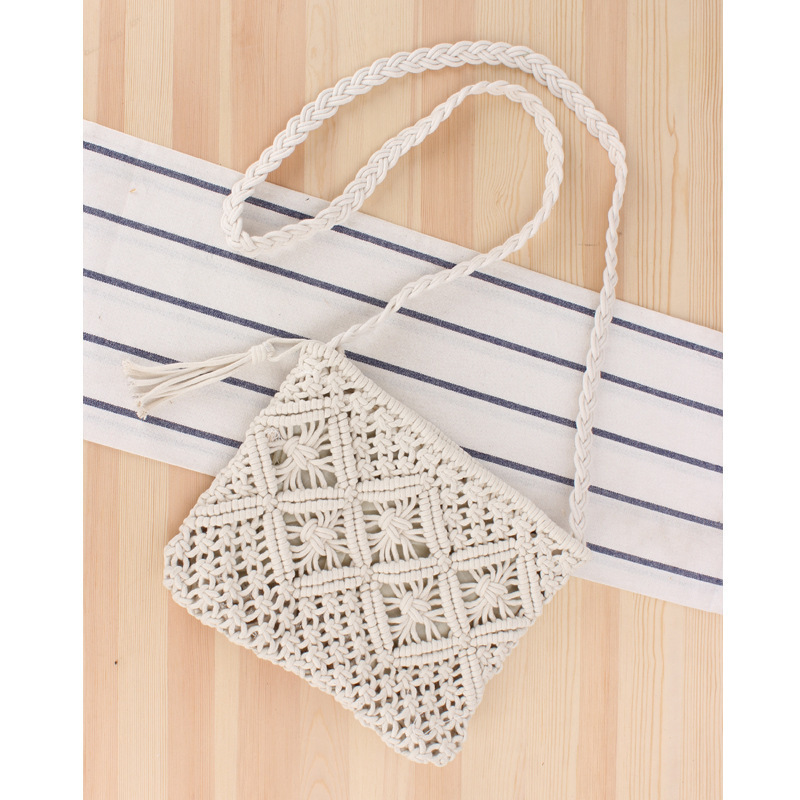 White (clutch or held crossbody)