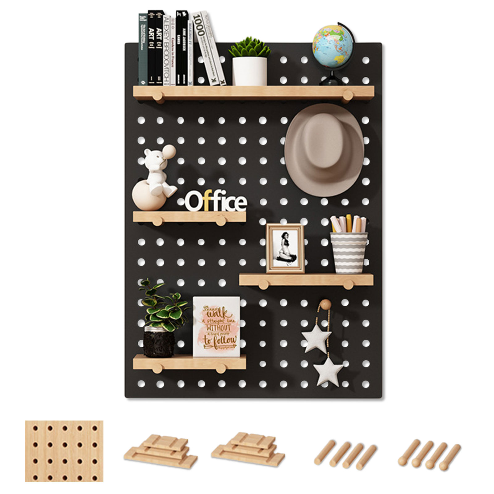 Square 40 * 60 set of combinations [ black ]