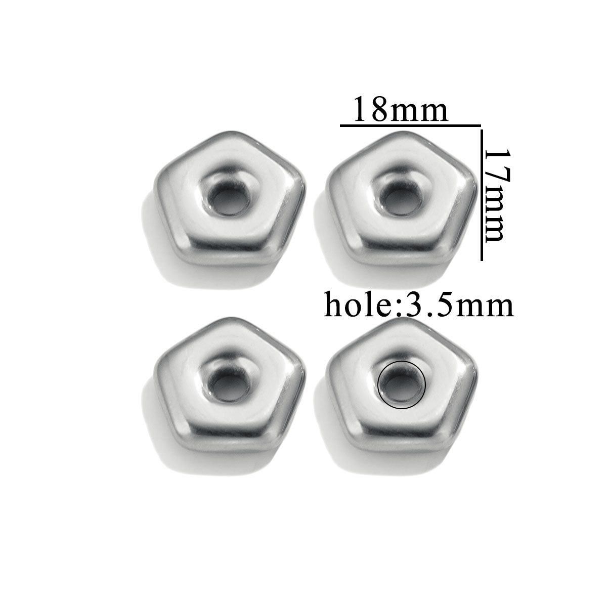 15:Hexagonal - Steel color