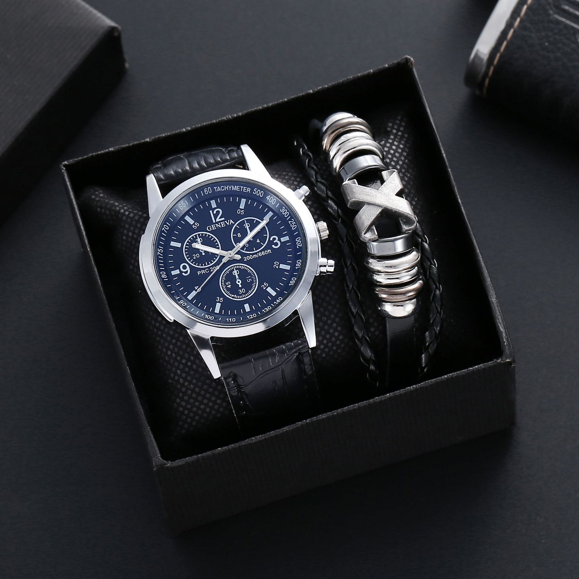 E watch, bracelet and box