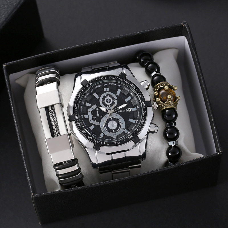 8:H watch, bracelet and box