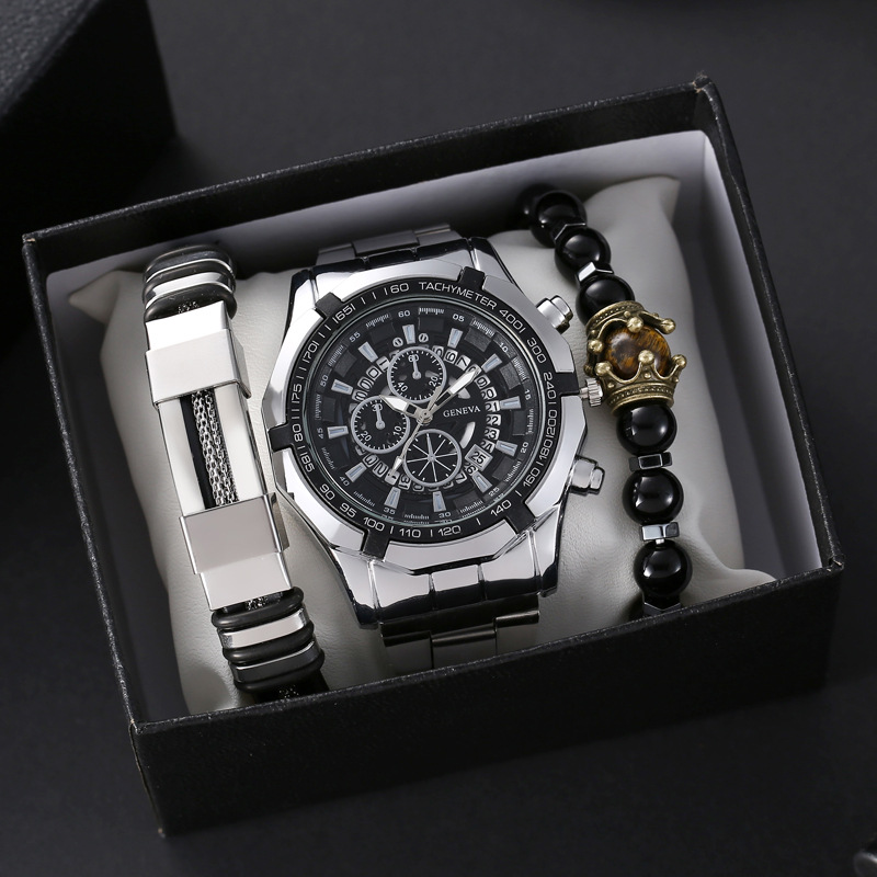 H watch, bracelet and box