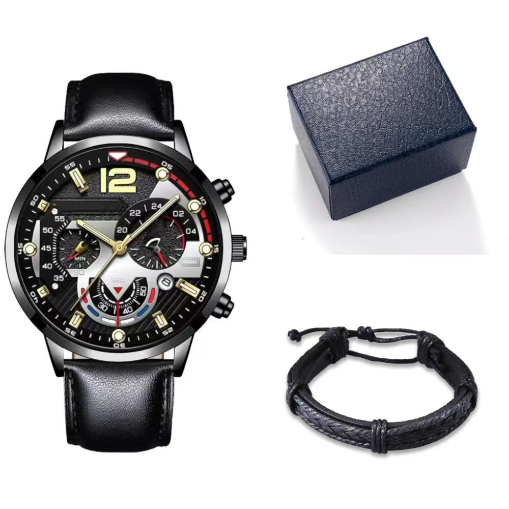 P watch, bracelet and box