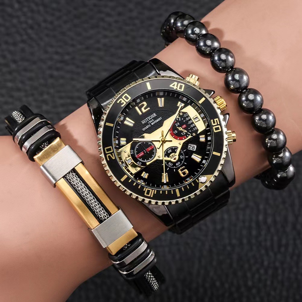 D  watch and bracelet