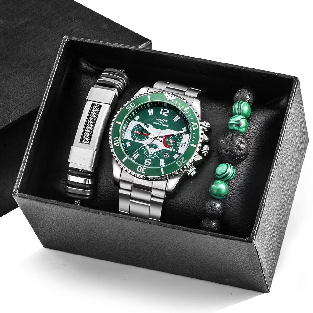 3:3 watch, bracelet and box