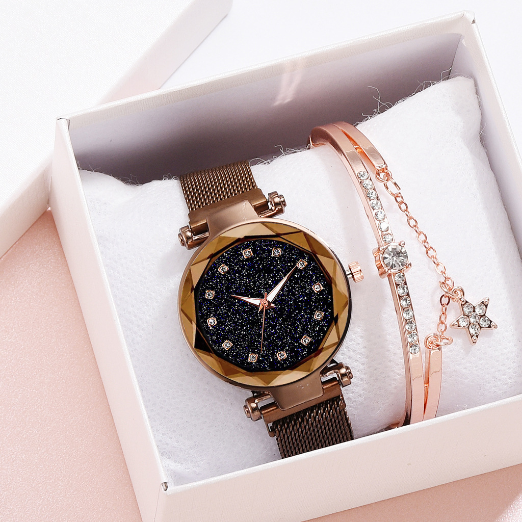 R  watch, bracelet and box