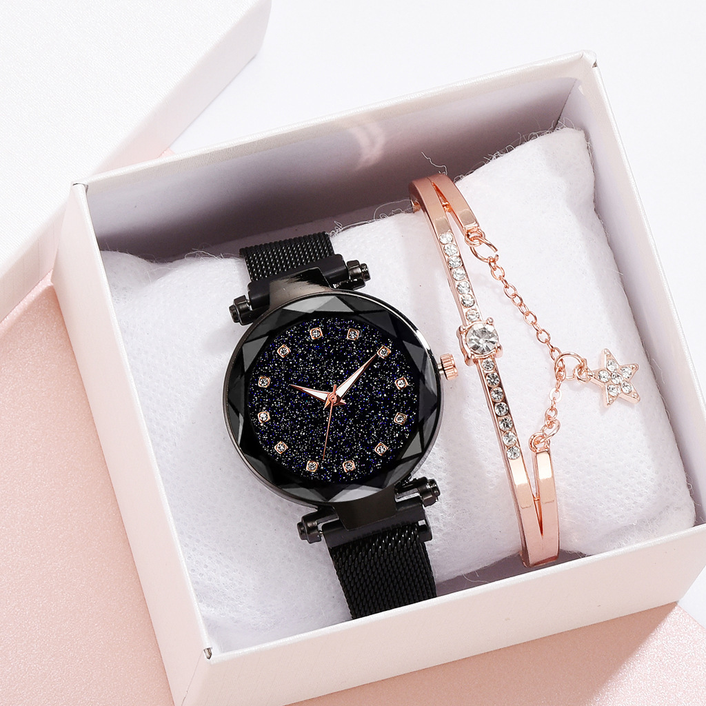 P  watch, bracelet and box