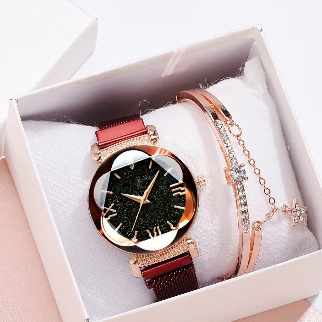 L watch, bangle and box