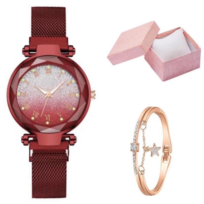 P watch, bangle and box