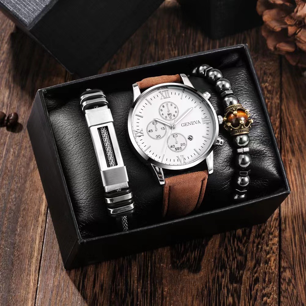 D watch, bracelet and box