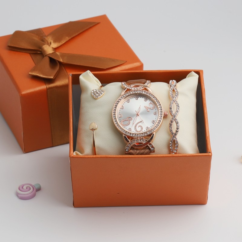 L watch, bangle and box