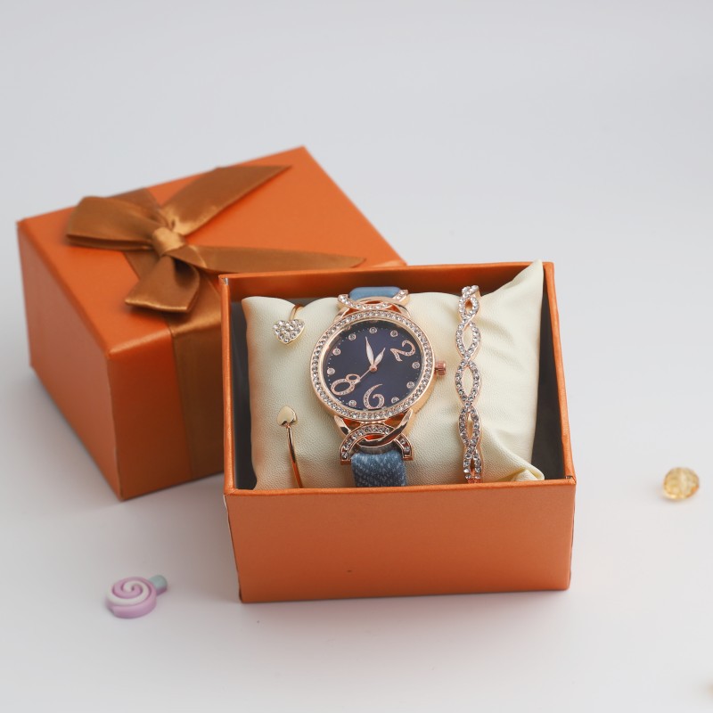 K watch, bangle and box