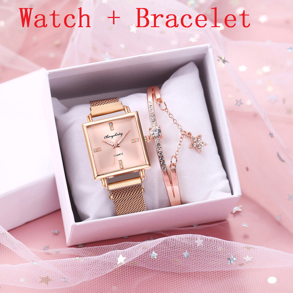 K watch, bangle and box