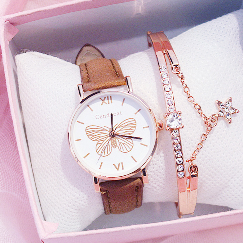 H watch, bangle and box