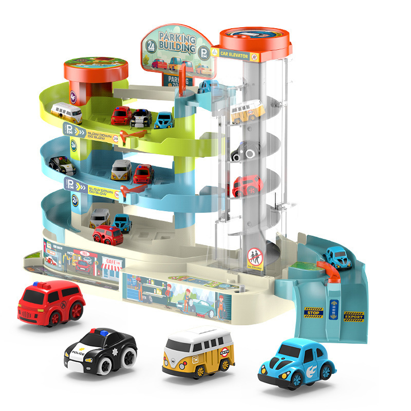 Play version 4 storey car building